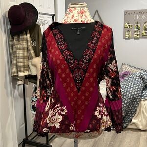 White House Black Market Multicolor Blouse